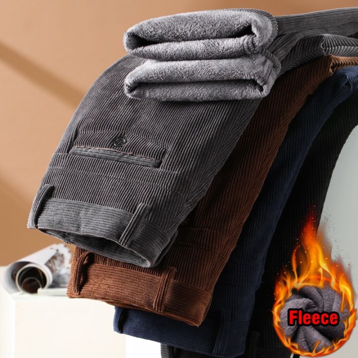 Winter%20Men's%20Fleece%20Corduroy%20Pants%20Business%20Fashion%20Classic%20Style%20Thick%20Warm%20Stretch%20Trousers%20Male%20Brand%20Clothing%20-%20Image%203