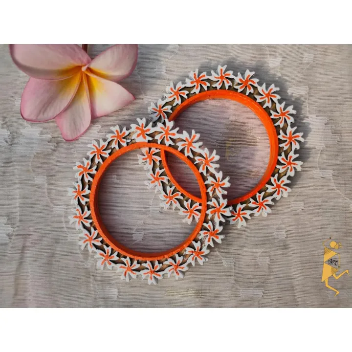 Hand painted churi , হাতে আঁকা এক্রেলিক চুড়ি, মহিলাদের জন্য হাতে আঁকা চুড়ি, কাঠের বেইজের চুরি, কাঠের চুড়ি, মহিলাদের জন্য চুরি