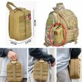 Water proof Large Capacity Tactical Bag First Aid Kits Medical Bag Waist Backpack Emergency Outdoor Hunting Emergency Camping Survival Tool EDC Pouch. 