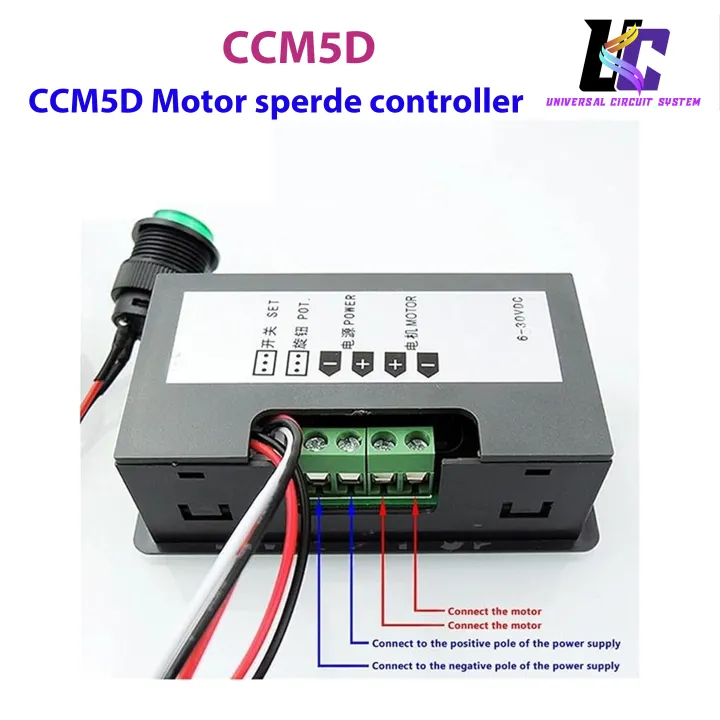 1pcs%206V%2012V%2024V%20Digital%20Display%20LED%20DC%20Motor%20Speed%20Controller,8A%20DC%20Motor%20Speed%20Controller%20PWM%20Stepless%20Speed%20Control%20Switch%20Driver%20with%20Duty%20Cycle%20LED%20Digital%20Display%20&%20Knob%20CCM5D%20-%20Image%203
