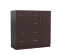 MDF Melamine Board Wardrobe4 Large Drawer And 1 Door Cabinet by Furnisha Decor premium Quality Cupboard Wardrobe.