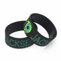 1PC 1 Inch Ink Filled Logo JACKSEPTICEYE Silicone Wristband Wide Green Eyes Games Bracelet Bangels For Gifts SH202. 