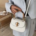 New Luxury Brand Bamboo Handle Designer Women Female High Quality Saddle Shoulder Bags Fashion Purses Crossbody Hand Bag Satchel.