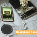 Earphone Headphone Carrying Hard Hold Case Storage Bag Box Pocket Collection. 