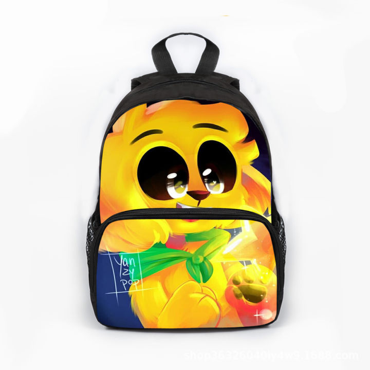orean ersion bapa anime cute yellow dog kindergarten student polyester bapa with large capty