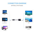 HXSJ HW1406DPV DP to VGA Adapter Cable Male to Female Converte. 