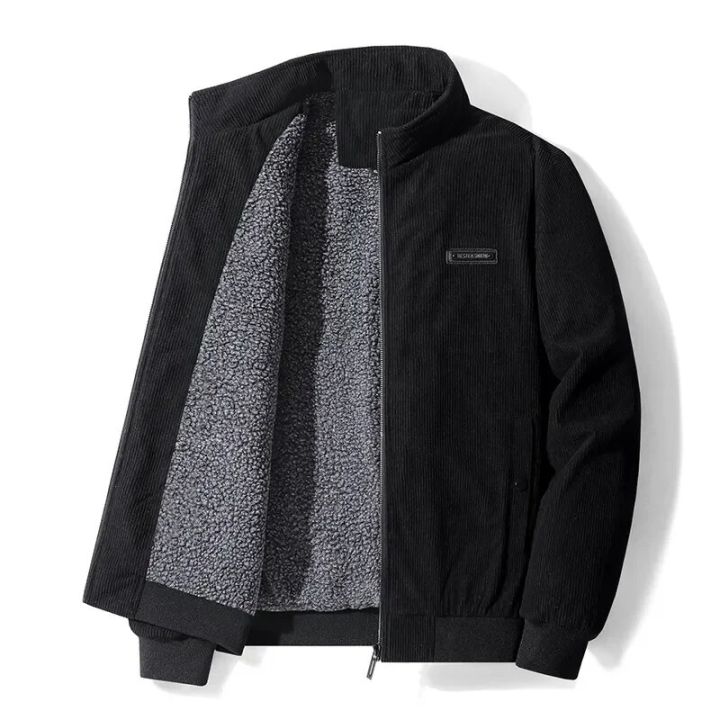 Vejina%20Men's%20Winter%202k%20Clothing%20New%20Corduroy%20Coat%20Men's%20Winter%20Lamb%20Fleece%20Coat%20Winter%20Top%20Plus%20Velvet%20Thickened%20Large%20Size%20Jack%20-%20Image%203