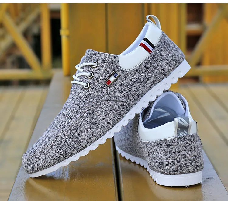 Autumn Winter Shoes for Men Canvas Casual Shoes Fashion Breathable