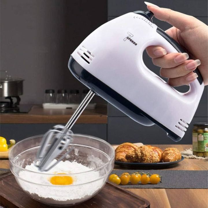 Electric Egg Bitter & Mixer in White Is Versatile and Efficient Electric Bitter Effortless and Convenient