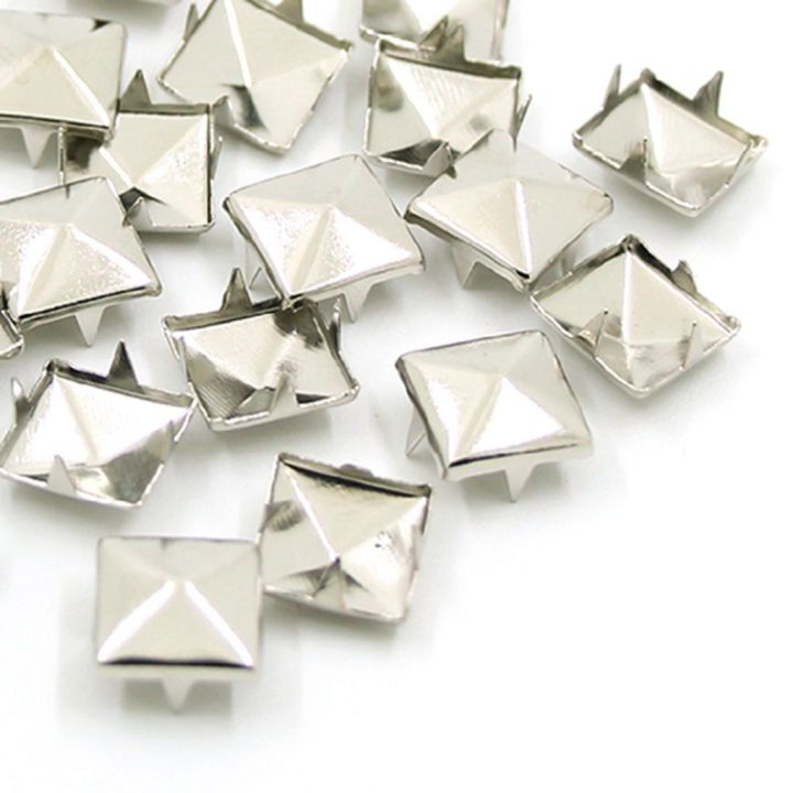 4%20Claws%20Fashion%20for%20Hat,Bag,Clothes%20Pyramid%20Shape%20Metal%20Spikes%20Spots%20Nailhead%20Releasable%20Sewing%20Decor%20Garment%20Supplies%20Square%20Rivets%20DIY%20Studs%20-%20Image%209