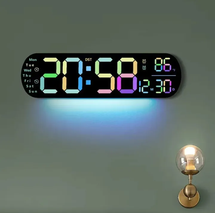 Remote%20Control%20Oval%20Digital%20Wall%20Clock%20Large%20LED%20Screen%20Temperature%20Humidity%20Display%20-%20Image%202