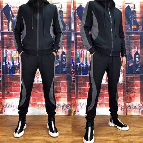 Sports%20Suit%20Men's%20Spring%20and%20Autumn%20Loose%20plus%20Size%20plus%20Size%20Overweight%20Man%20Leisure%20Running%20Trend%20Set%20Fitness%20Clothes%20Men%20-%20Image%206