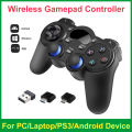 DIXSG Wireless Gamepad for PC Laptop 2.4GHz Gaming Controller Joystick for PS3 Android TV Box Raspberry Pi.