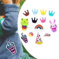 13Pcs Embroidered Apparel Patches Decorative Patches Embellishments Aesthetic Sew on Fabric Repair Patches for Kids Adult DIY Crafting Pants. 