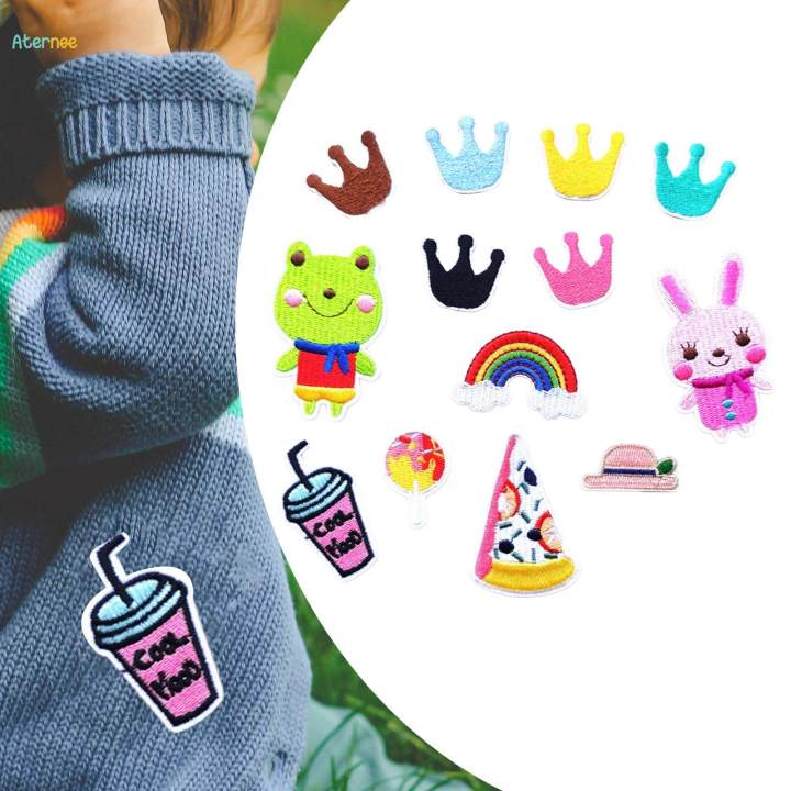 13Pcs%20Embroidered%20Apparel%20Patches%20Decorative%20Patches%20Embellishments%20Aesthetic%20Sew%20on%20Fabric%20Repair%20Patches%20for%20Kids%20Adult%20DIY%20Crafting%20Pants%20-%20Image%202