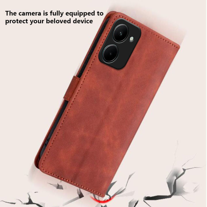 Biruiqu%20For%20Realme%20C33%20New%20Business%20Minimalist%20Flip%20Style%20Leather%20Anti%20Fall%20Protective%20Back%20Cover%20-%20Image%207
