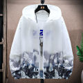 Sun Protection Clothing Men and Women Couple's Ice Silk Cool Wind Shield Coat Summer Ultra-Thin Quick-Drying Sunscreen Coat Air Conditioning Shirt.