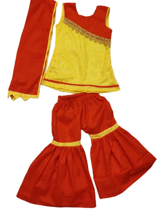 Sharara%20Style%20Salwar%20Suit%20for%203%20year%20Girls%20-%20Vowel%20Cotton%20Casual%20wear%20or%20Party%20wear%20-%20Image%202