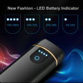 Smart Touch Sensor USB Rechargeable Double Arc Flameless Plasma Electric Lighter. 
