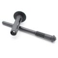 100X Car Plastic Bumper Fender Fastener Nylon Blind Rivet Trim Mounting Clip Retainer 1/4 Hole A13751 For GM 20452072,10184895. 