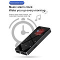【FUPANG】Bluetooth MP3 MP4 Player HiFi Music Player Card,with FM Clock Pedometer E-Book Built-in Speaker-Silver.