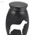 Pet Cremation Urn Memorial Keepsake Box Ash Urns for Dogs Commemorate Metal Supplies Lightweight Funeral Easily to Carry Casket Container. 