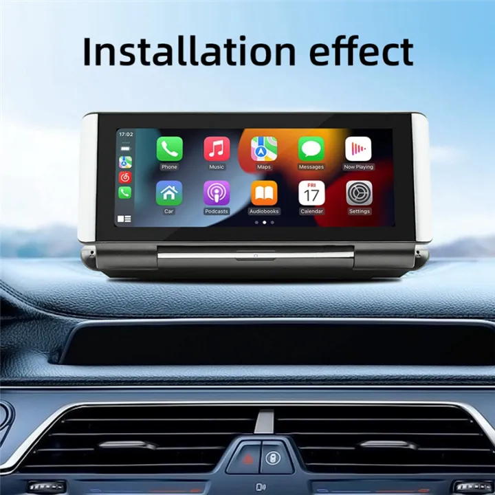6.86Inch%20Car%20Portable%20Adjustable%20Flip%20Screen%20Car%20Wireless%20CarPlay%20Android%20Auto%20Touch%20Navigation%20Screen%20Durable%20Easy%20Install%20Easy%20to%20Use%20-%20Image%202