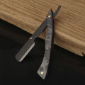 Colorful Acrylic Handle Razor Eyebrow Shaving Blade Holder Men's Manual Folding Shaver Barber Shop Beard Cleaning Tools Y0525. 