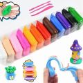 DIY soft clay Dough craft ideas for your baby/kids 12pcs-1pac.