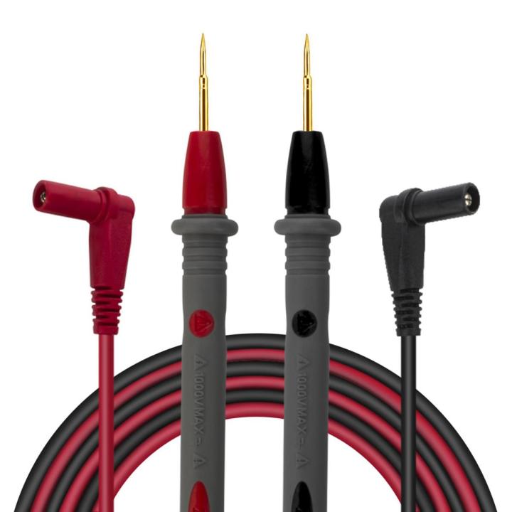 KOGEEK Electronic Test Leads Test Probes Multimeter Leads Gold Plated Super Sharp Tips Silicone Test Lines PT1008 20A 1000 V