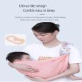 Easy Storage Fabric Adjustable Baby Sling Wrap Support Cloth Dual Use Baby Carrier Soft Wrap Baby Wrap Suspenders Baby.
