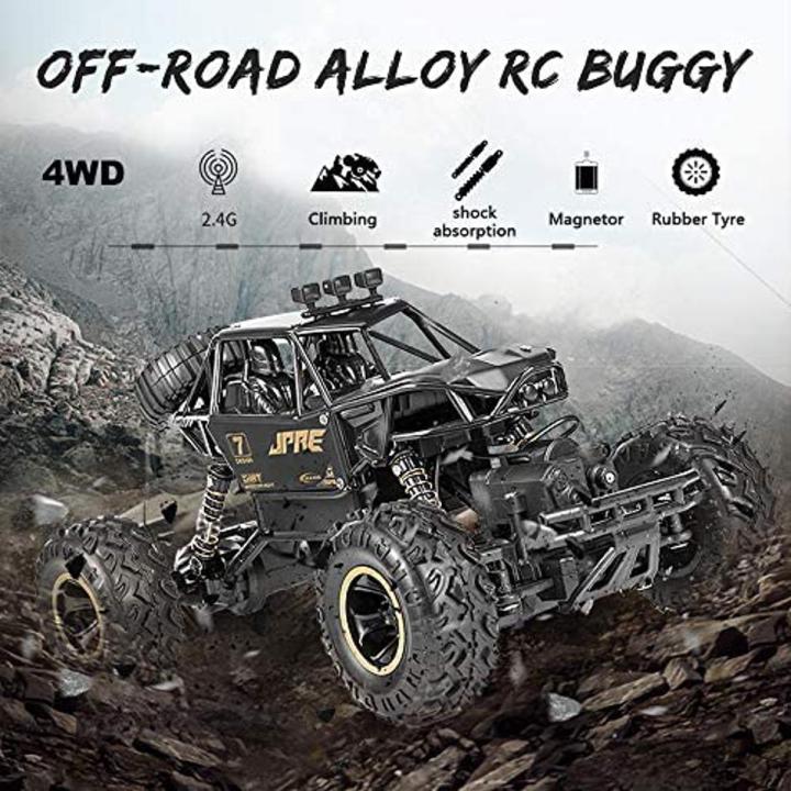 R/C CAR 1/16 Off-road Buggy Alloy RC Car 2.4GHz 4WD 15km/h High Speed Climbling Car RTR