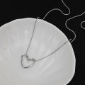 Light Luxury Niche Hollow Love Necklace Female Simple Design Fashion Peach Heart ANLAN. 