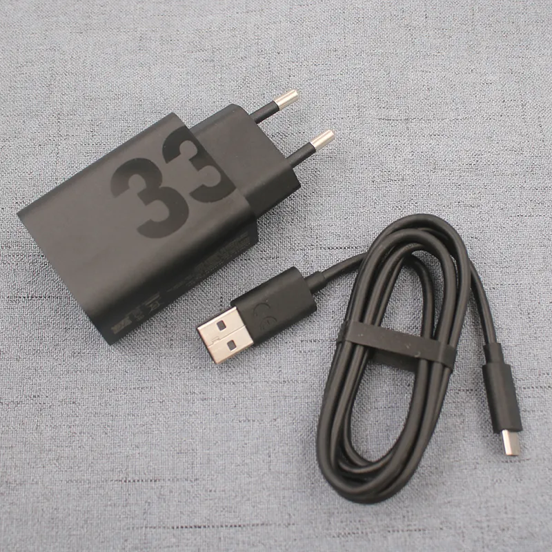 For Motorola 33W Fast Charger EU Quickly Power Adapter USB Type C