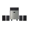 Microlab HTS800 5.1 Home Theater System - Home Theater System (High-Quality Movie Sound) - Output Power: 180 Watt (RMS) - Interfaces: Bluetooth, DVD 5.1ch, Aux, Optical, HDMI, USB, FM, Mic *2, Remote - Wooden Cabinets.