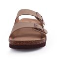 Shevalues Classic Platform Cork Sandals For Women Suede Flats Sandals Summer Outdoor Wear Beach Slippers With Adjustable Buckle. 