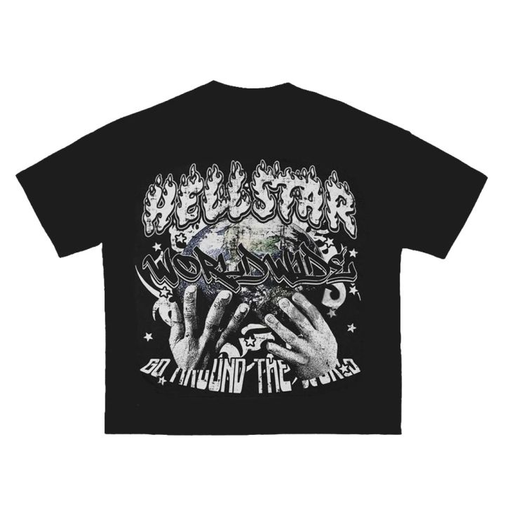 hellstar%20Graphic%20T%20Shirts%20Men's%20T%20Shirt%20Skull%20Print%20O-Neck%20T-Shirt%20Men'sLoose%20Streetwear%20Clothes%20Tops%202023%20New%20-%20Image%203