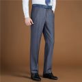 Autumn and Winter Wool Men's Suit Pants Thickened Straight Suit Pants Middle-Aged Cashmere Wool Casual Trousers Men's Pants.