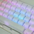 Idobao Semi-transparent Keycaps Frosted Korean Japanese Keycap Set Side Printed Keys for MX Switches for Mechanical Keyboard. 