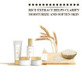 Rice 5-Pcs Facial Kit Face Skin Care Set Moisturizing Brightening Lifting Deep Facial Cleanser for Young Glowy Korean Skin. 
