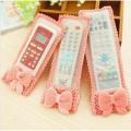 All Size TV,AC Remote Control Bag Pink Bow-knot Cover Case. 