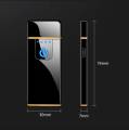 Fingerprint Induction Usb Lighter Charging Windproof Cigarette Lighter. 