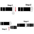 Men's Shirt Holders, Trouser Belts, Invisible Elastic Belt, Men's Shirt Stays, Elastic Jumper Band, Invisible Women's Belt with Flat Buckle, Non-Slip, Adjustable.