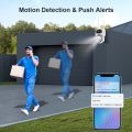 4K 8MP PTZ WiFi Camera Dual Lens Dual-screen 8X Zoom Auto Tracking Outdoor Video Cam Security Protection Waterproof Surveillance.