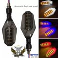 Motorcycle side Lights 12V Super Bright Indicator LED Light For All bike. 