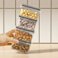 Qiunery 8 Pcs Airtight Food Storage Containers With Labels Baking Storage Set, Sealed Jar Grain Storage Box, Clear Dry Food Canisters For Kitchen, Pantry, Restaurant. 