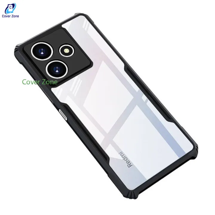 Xiaomi Redmi Note 14 Xundd Protective Airbag Bumper Transparent Back Side Clear Phone Case For Redmi Note 14 Back Cover