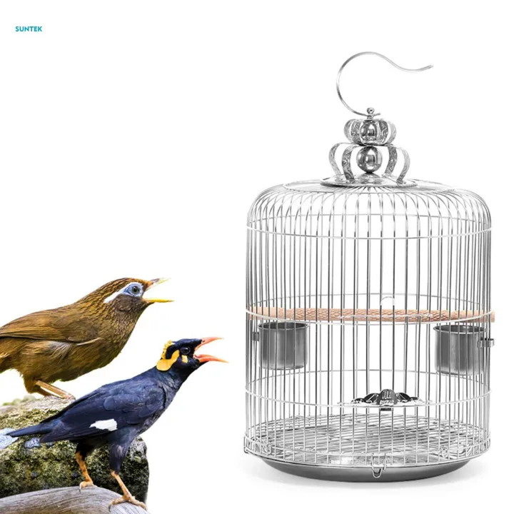 Hanging%20Cage%20with%20Feeder%20Bird%20Carrier%20Stainless%20Steel%20House%20Birdcages%20House%20for%20Budgies%2030cmx50cm%20-%20Image%203