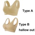 Sports Bras for Women Yoga Plus Large Big Size Ladies Cotton Bralette Mujer Top Underwear Padded Fitness Running Brassiere. 