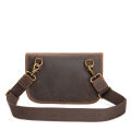 Malunte shoulder bag, leather men's bag, trendy fashion small shoulder bag, mobile phone bag, motorcycle bag, crazy horse leather crossbody bag men.